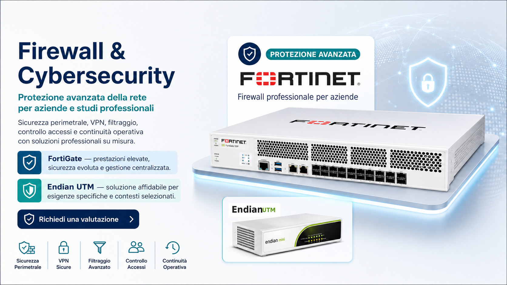 Firewall e Cybersecurity: FortiGate ed Endian UTM